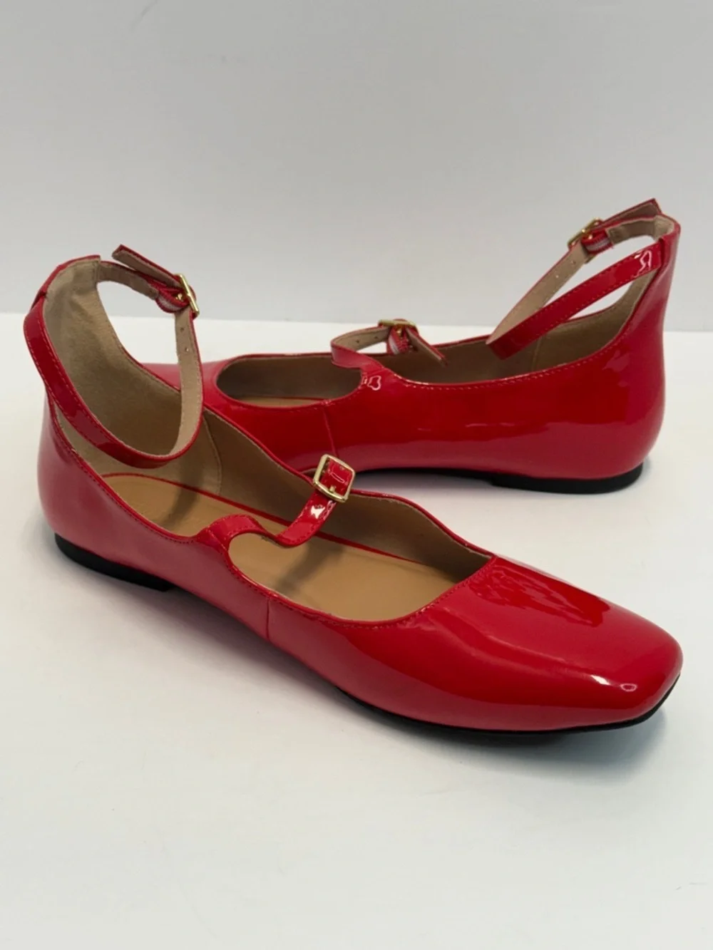 Old Navy shiny red